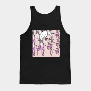 Pink girl Tank Top